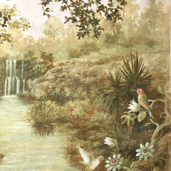 LA CASCADE AUX OISEAUX (120x90cm)